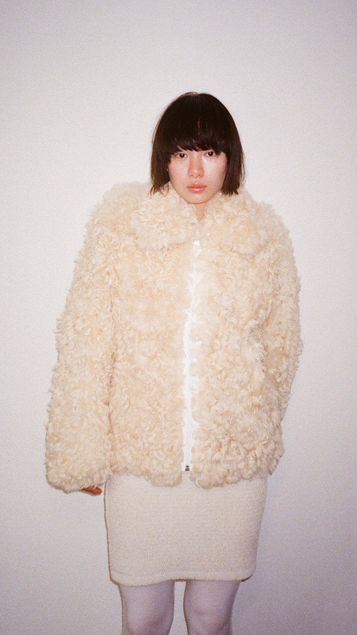 silk pearl knit mini skirt – pan（パン）