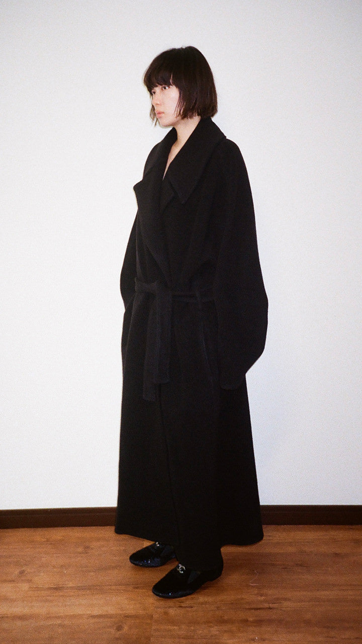 【PAN/パン】ウールカシミヤトングトレンチ【新品　未使用】 w/ca pile long trench – pan（パン）