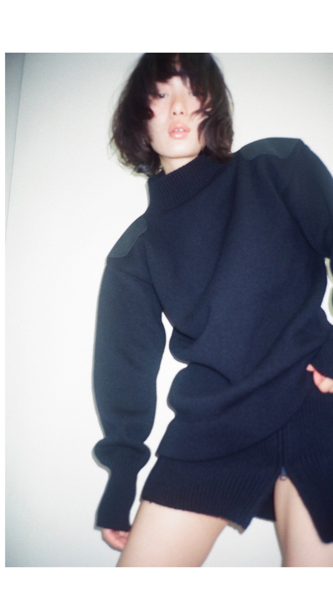 merino wool shoulder knit