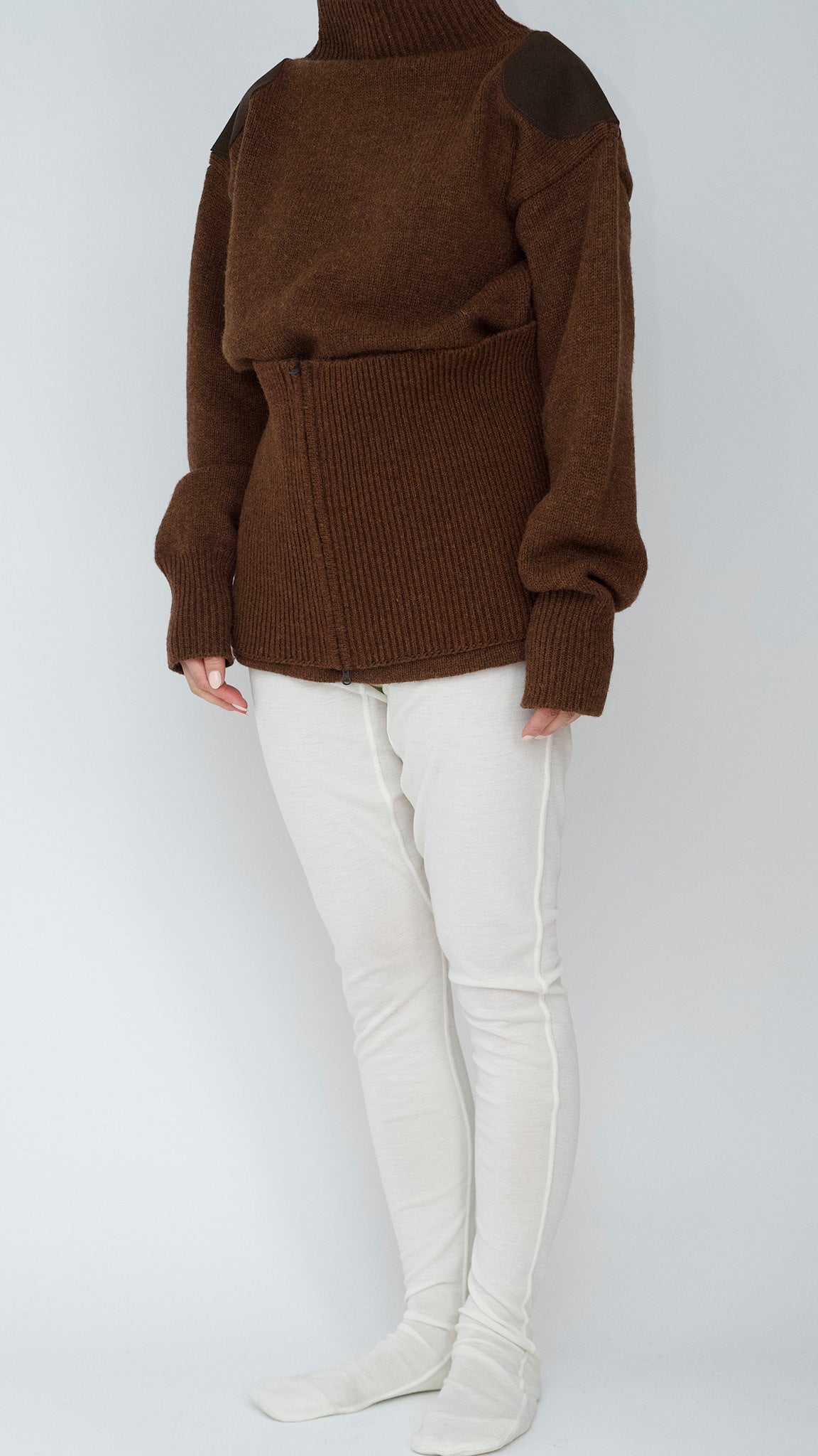 merino wool shoulder knit