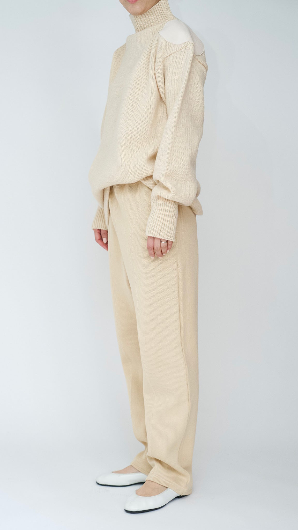 merino wool shoulder knit