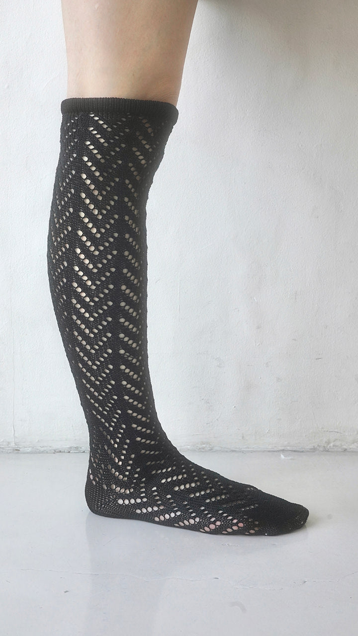 mesh basque socks