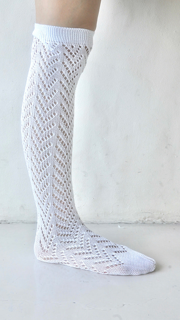 mesh basque socks